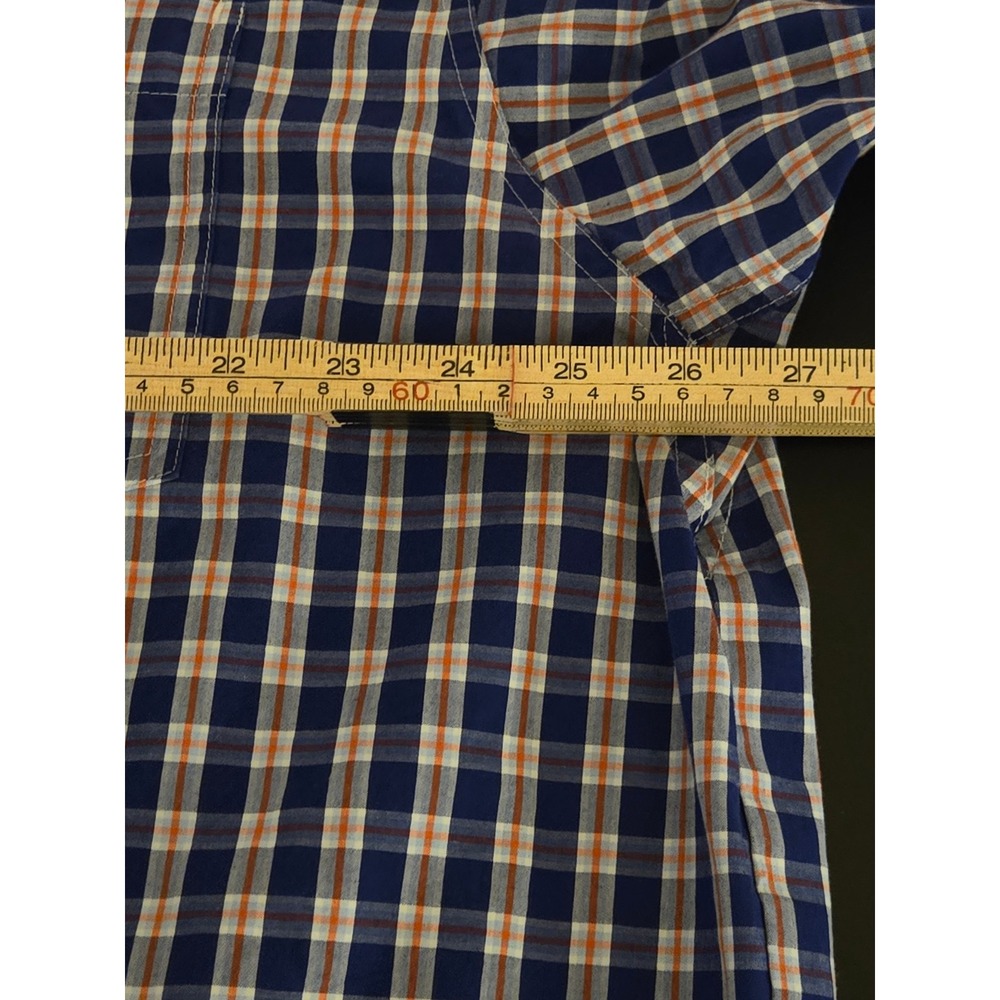 Ariat Pro Series Mens XXL Blue Plaid Long Sleeve‎ Button Down Shirt 10022095 - Picture 10 of 11